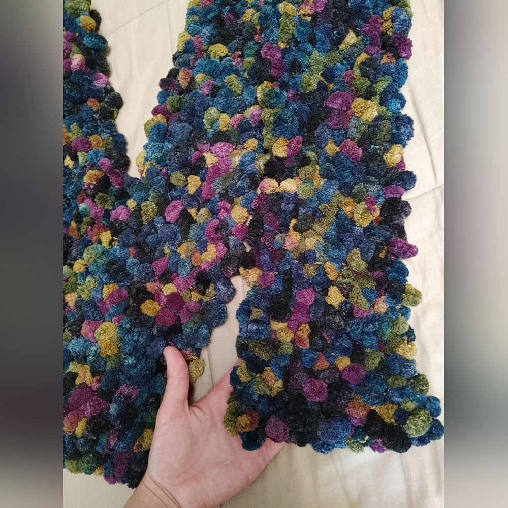 Multicolor Textured Scarf - Picture 3 of 3